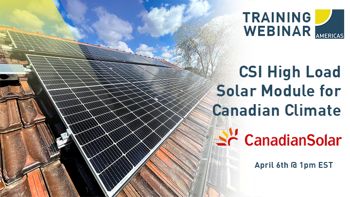 CSI High Load Solar Module for Canadian Climate