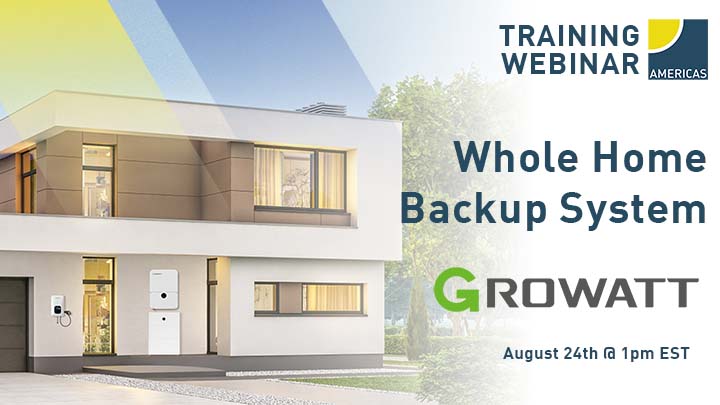 Whole Home Backup Systems using Growatt Applications
