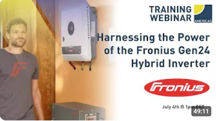 Harnessing the Power of the Fronius Gen24 Hybrid Inverter