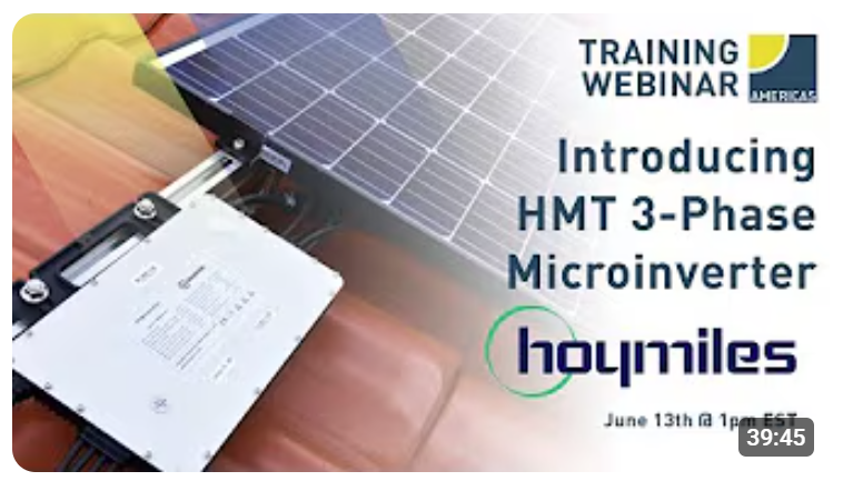 Hoymiles Three-Phase HMT Microinverter Overview