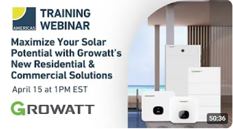 Maximize Your Solar Potential with Growatt’s New Residential and Commercial Solutions